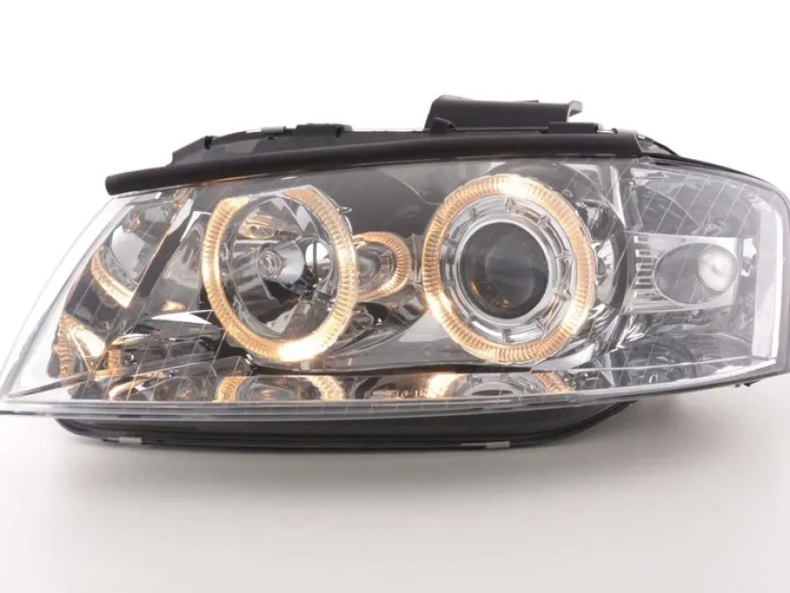 Angel Eyes Strålkastare Krom Audi A3 (8P) 2003-2008