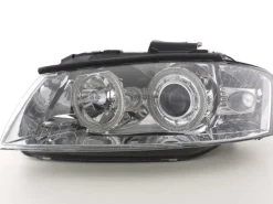 Angel Eyes Strålkastare Krom Audi A3 (8P) 2003-2008