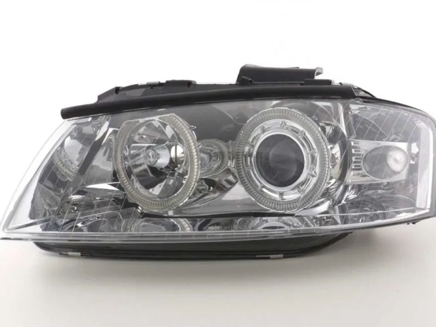 Angel Eyes Strålkastare Krom Audi A3 (8P) 2003-2008