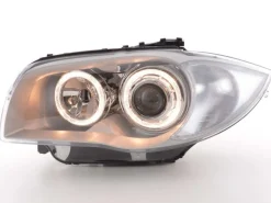Angel Eyes Strålkastare Krom BMW 1-Serien E87 2004-2007