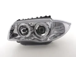Angel Eyes Strålkastare Krom BMW 1-Serien E87 2004-2007