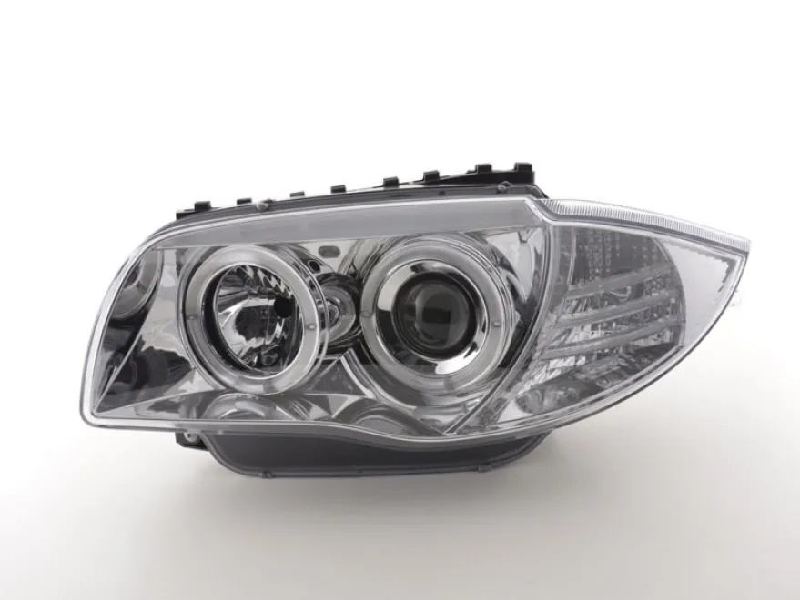 Angel Eyes Strålkastare Krom BMW 1-Serien E87 2004-2007