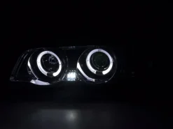 Angel Eyes Strålkastare Krom BMW 3-Serien E46 Sedan/Touring 1998-2001