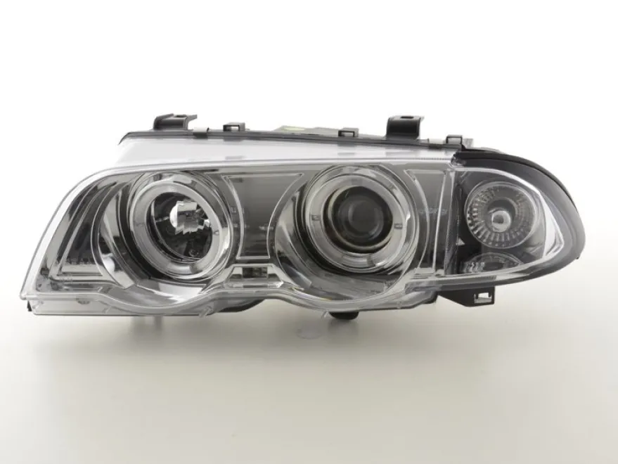 Angel Eyes Strålkastare Krom BMW 3-Serien E46 Sedan/Touring 1998-2001