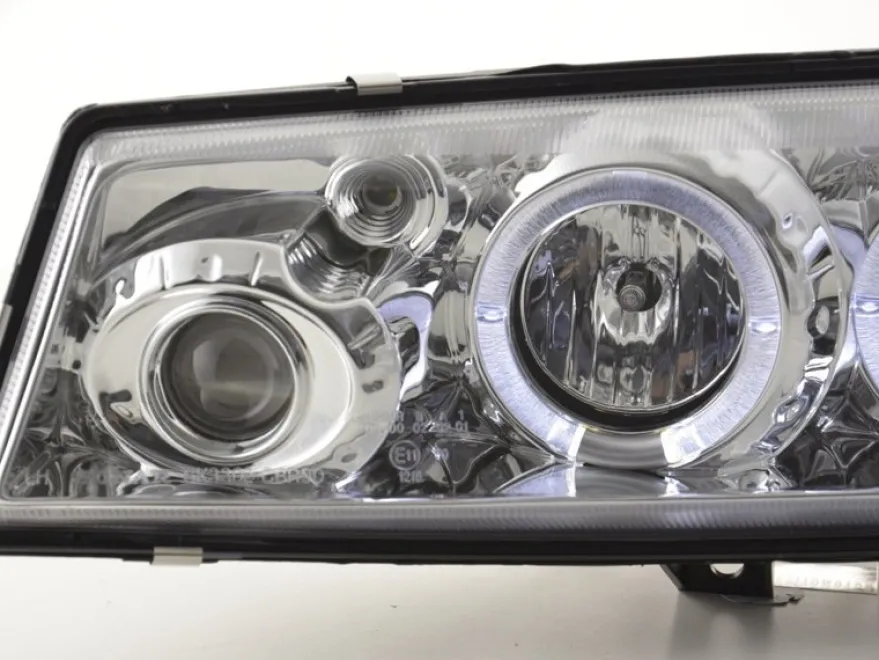 Angel Eyes Strålkastare Krom Opel Calibra 1990-1998