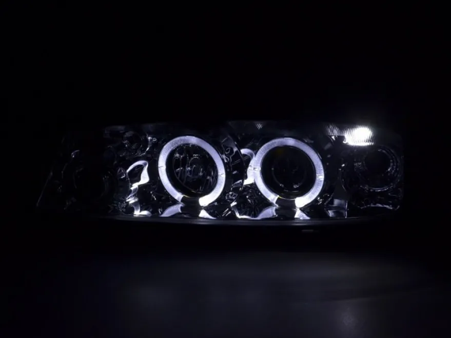 Angel Eyes Strålkastare Krom Opel Calibra 1990-1998