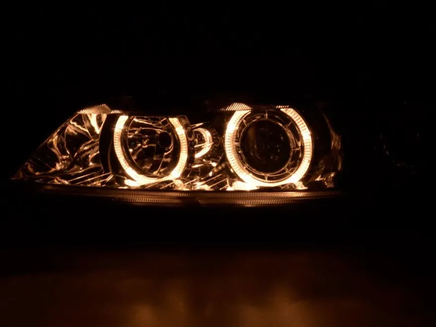 Angel Eyes Strålkastare Krom Opel Vectra (B) 1996-2001