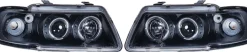 Angel Eyes Strålkastare Svart Audi A3 (8L) 1996-2000
