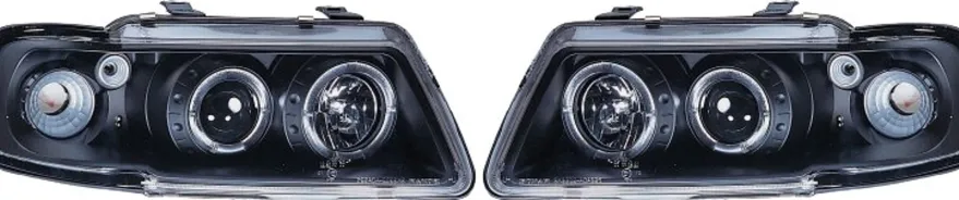 Angel Eyes Strålkastare Svart Audi A3 (8L) 1996-2000