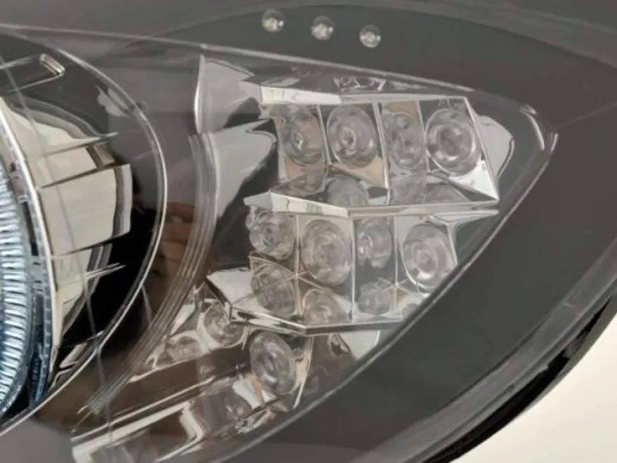 Angel Eyes Strålkastare Svart BMW 3-Serien E90 Sedan & E91 Touring 2005-2008