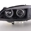 Angel Eyes Strålkastare Svart Opel Astra (G) 1998-2003