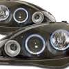 Angel Eyes Strålkastare Svart Opel Corsa (C) 2001-2006
