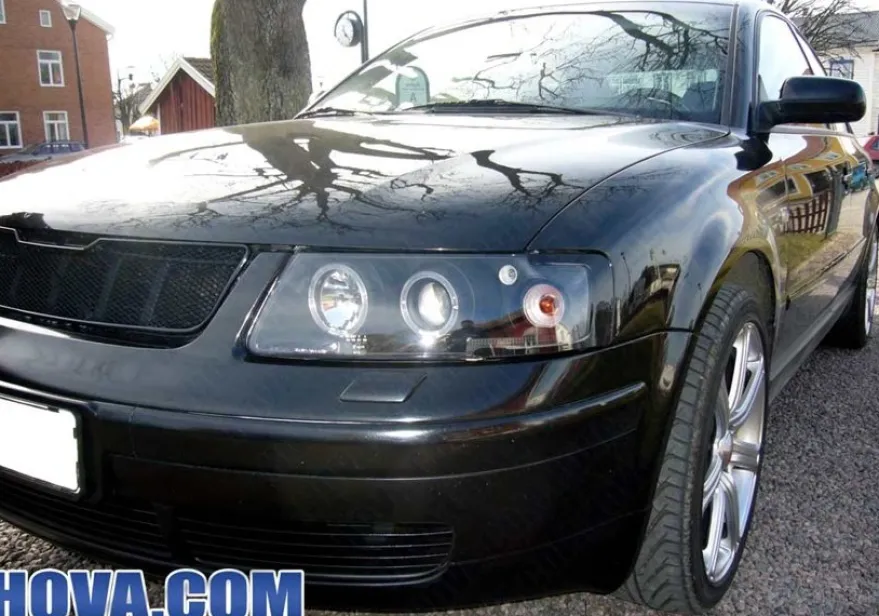 Angel Eyes Strålkastare Svart VW Passat (B5/3B) 1997-2000
