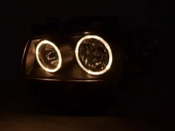 Angel Eyes Strålkastare Svart VW T4 1996-2003