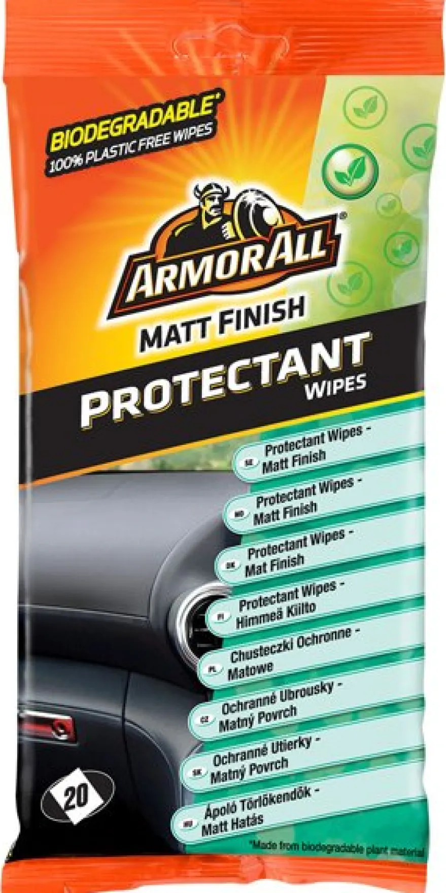 Armor All Vinyl Matt Wipes Flatpack