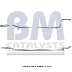 AVGASRÖR FRAM till CITROEN C3 Picasso PEUGEOT 207 207CC 207SW