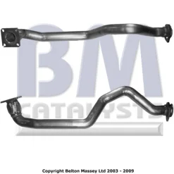 AVGASRÖR FRAM till SEAT Leon SKODA Octavia VW Golf Bora