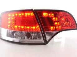 Baklampor LED Röd/Klarglas Audi A4 (B7/8E) Avant 2004-2008