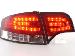 Baklampor LED Röd/Klarglas Audi A4 (B7/8E) Sedan 2004-2008