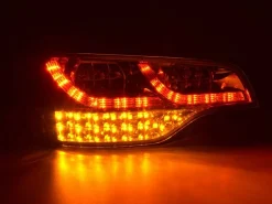 Baklampor LED Röd/Klarglas Audi Q7 2005-2009
