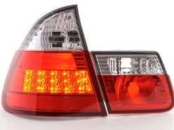Baklampor LED Röd/Klarglas BMW 3-Serien E46 Touring 1998-2001