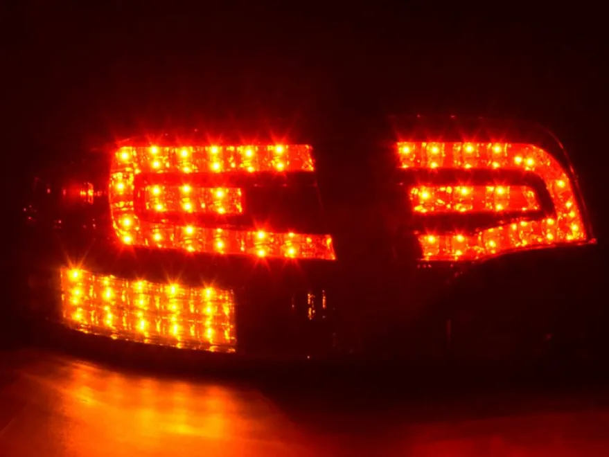 Baklampor LED Smoke Audi A4 (B7/8E) Sedan 2004-2008