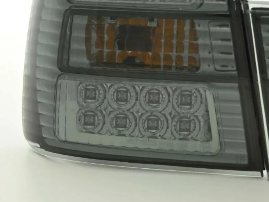 Baklampor LED Smoke/Krom BMW 5-Serien E34 Sedan