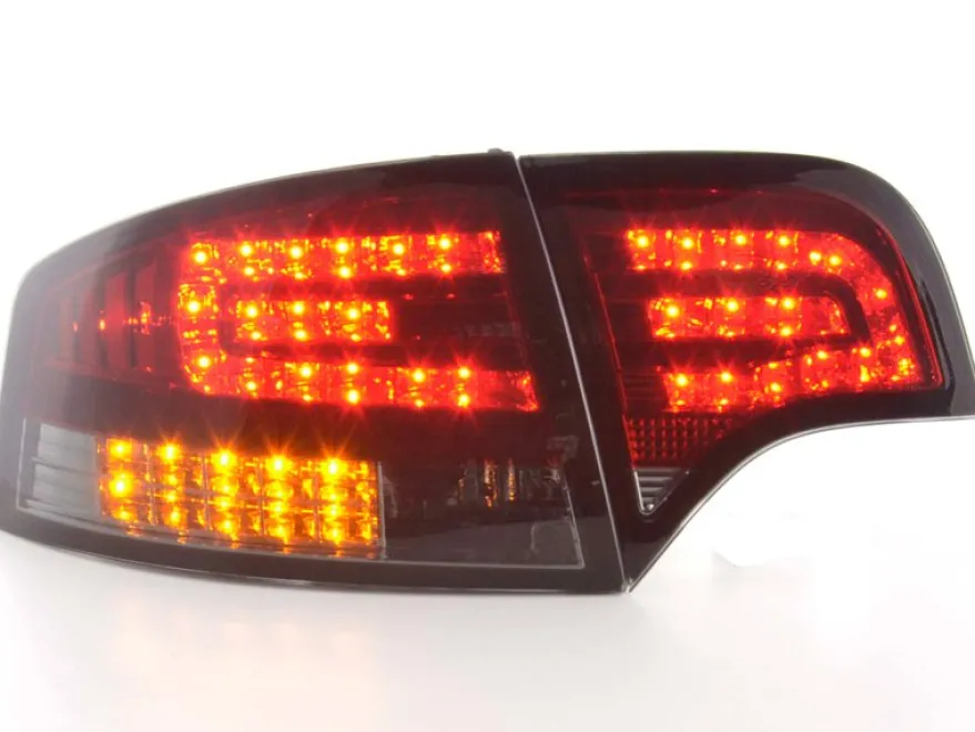Baklampor LED Smoke/Röd Audi A4 (B7/8E) Sedan 2004-2008