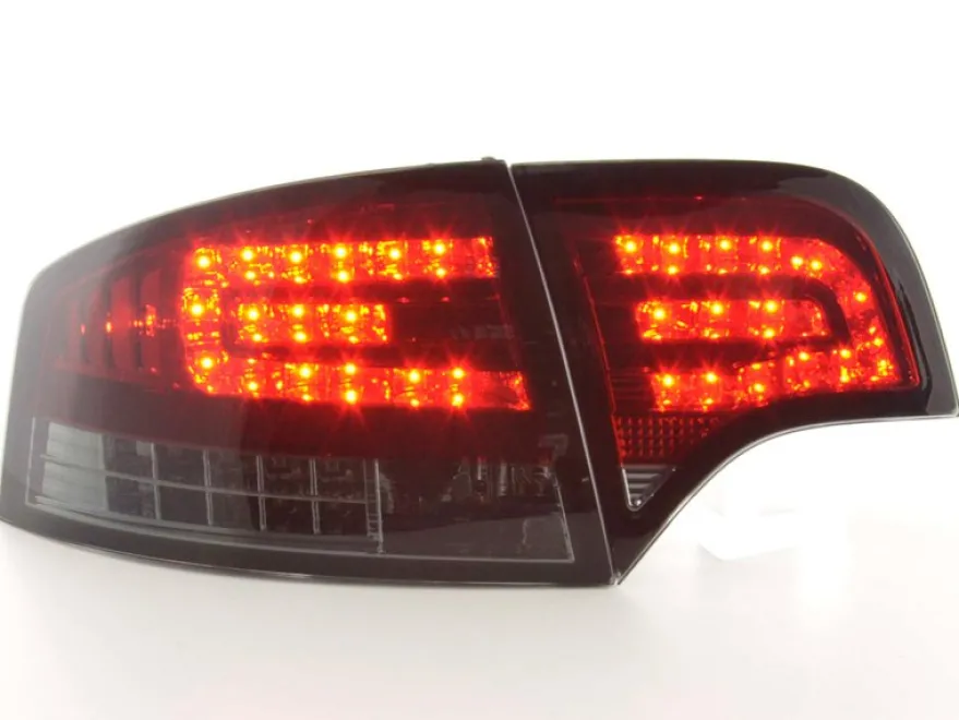 Baklampor LED Smoke/Röd Audi A4 (B7/8E) Sedan 2004-2008
