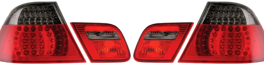 Baklampor LED Smoke/Röd BMW 3-Serien E46 Coupe 1999-2003