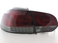 Baklampor LED Smoke/Röd VW Golf MK6