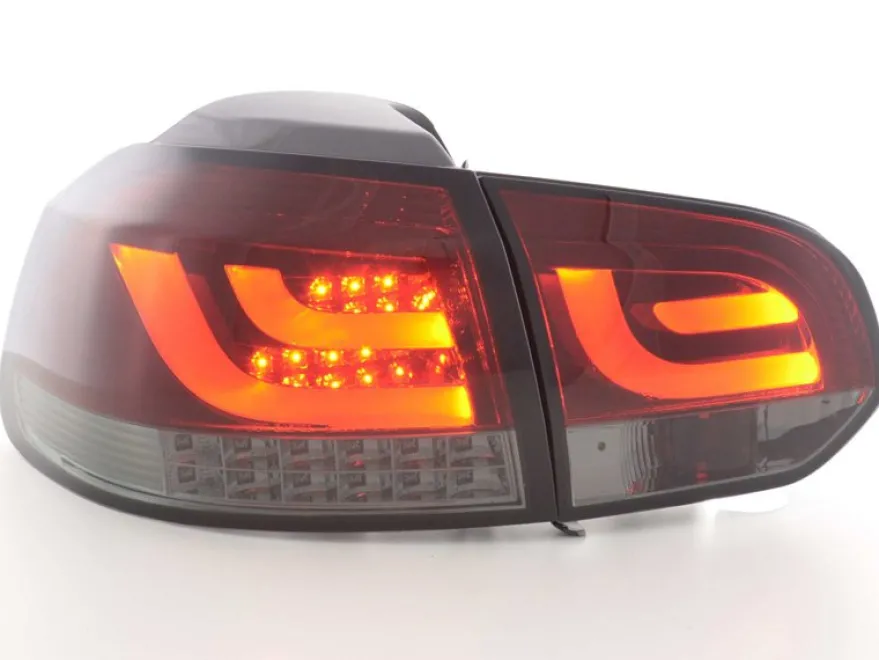 Baklampor LED Smoke/Röd VW Golf MK6