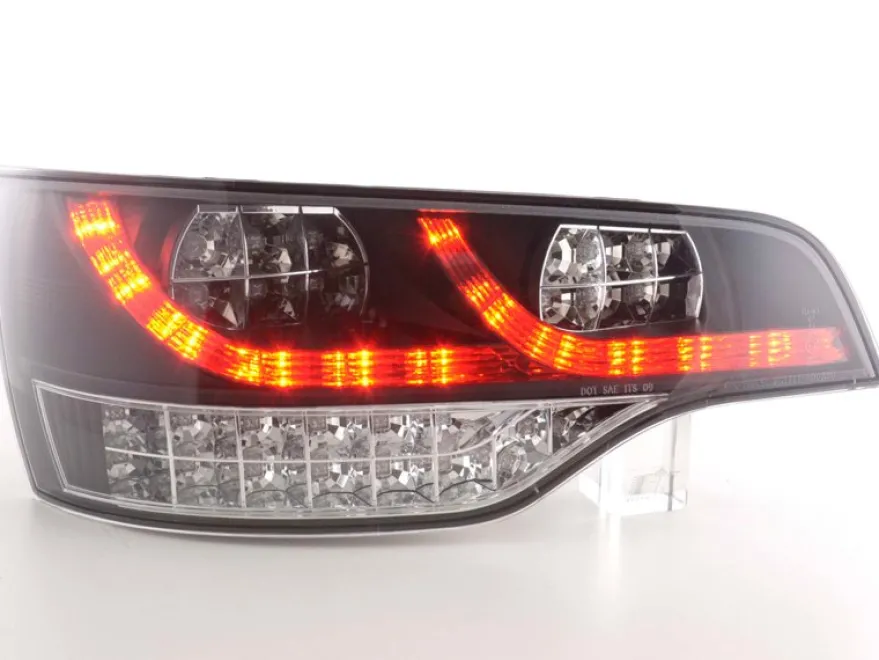 Baklampor LED Svart Audi Q7 2006-