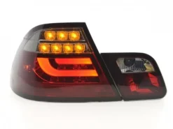 Baklampor LED Svart/Röd BMW 3-Serien E46 Coupe 1999-2003