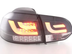 Baklampor LED Svart VW Golf MK6