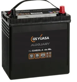 Bilbatteri Aux Backup Toyota Auris Hybrid 1.8AGM 12V Yuasa HJ-S34B20L-A