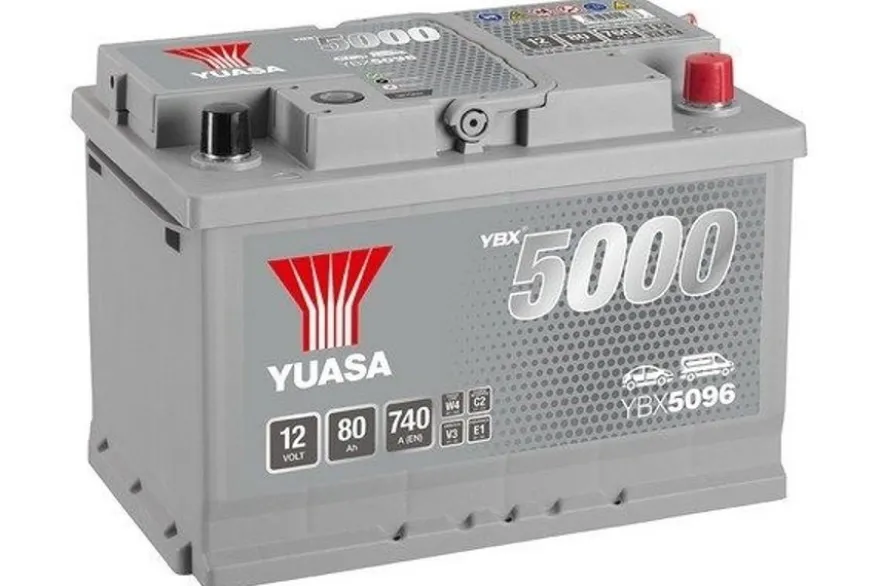 Bilbatteri SMF Yuasa Silver YBX5096 12V 80Ah 740A