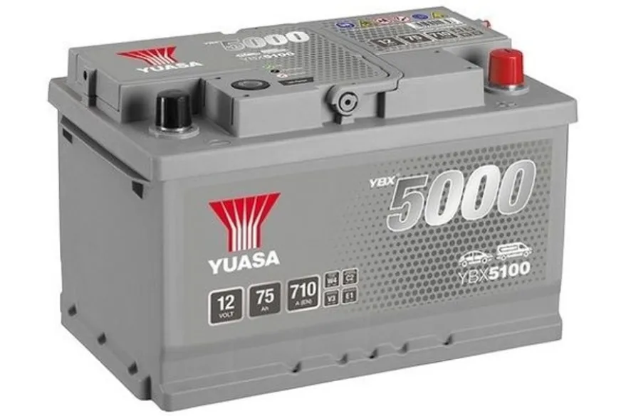 Bilbatteri SMF Yuasa Silver YBX5100 12V 75Ah 710A