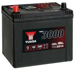 Bilbatteri SMF Yuasa YBX3014 12V 60Ah 500A