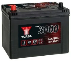 Bilbatteri SMF Yuasa YBX3031 12V 72Ah 630A