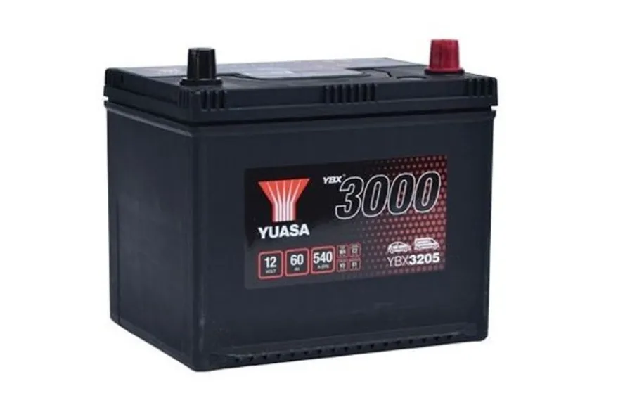 Bilbatteri SMF Yuasa YBX3205 12V 60Ah 540A