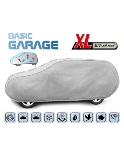 Bilöverdrag Basic Garage XL SUV 450–510 cm – Ljusgrå