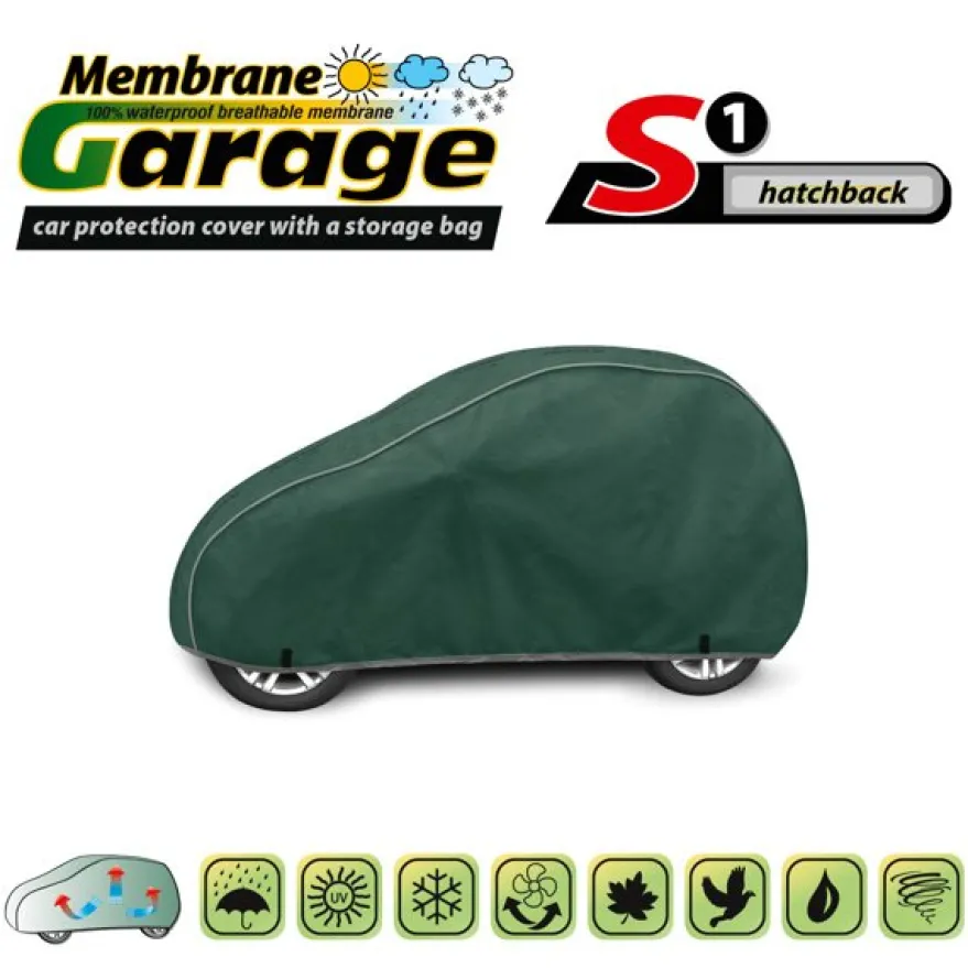 Bilöverdrag Membrane Garage S1 250–270 cm – Grön