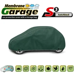 Bilöverdrag Membrane Garage S3 Hatchback 335–355 cm – Grön