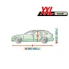 Bilöverdrag Membrane Garage XXL Kombi / Hatchback 485–505 cm – Grön