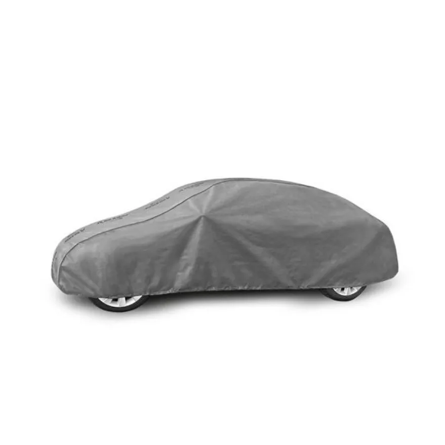 Bilöverdrag Mobile Garage M Coupe 390–415 cm – Grå