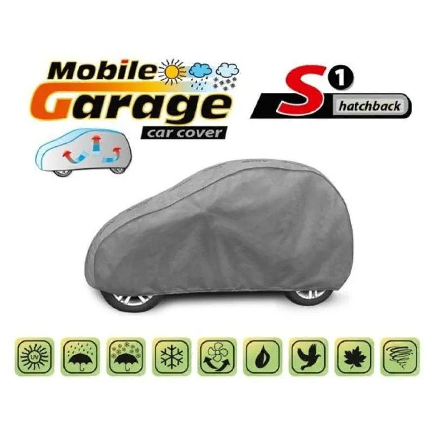 Bilöverdrag Mobile Garage S1 Smart 250–270 cm – Grå