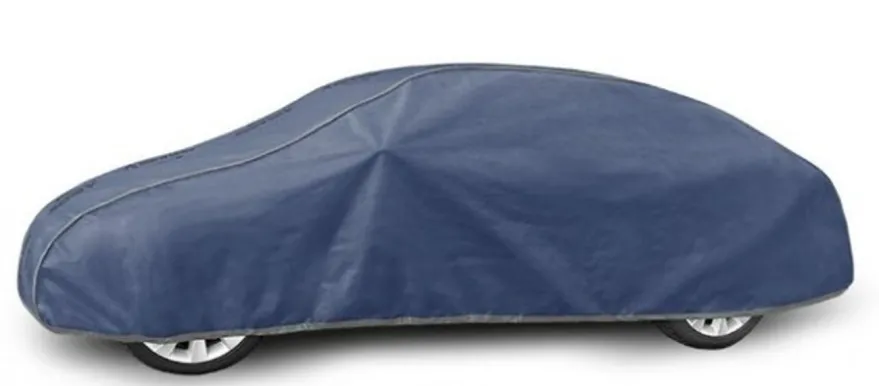 Bilöverdrag Perfect Garage L Coupe 415–440 cm – Marinblå