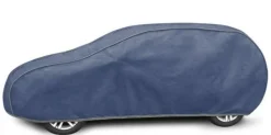 Bilöverdrag Perfect Garage L2 Hatchback 430–455 cm – Marinblå