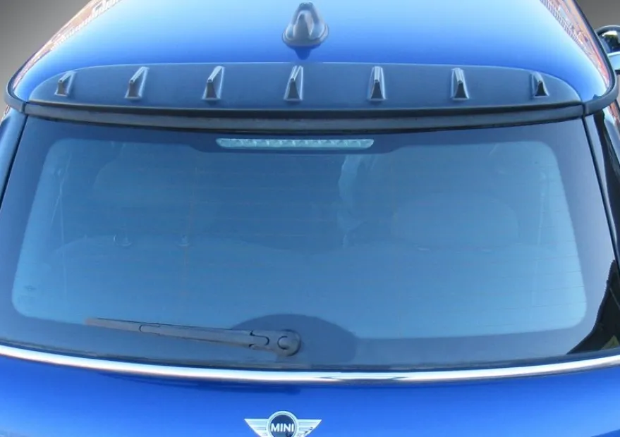 Blank svart Shark Fin Diffuser Mini One / Cooper R56 3-Dörrars